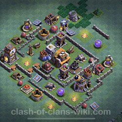 Miglior Layout per sala del costruttore livello 5 + Link - Base Clash of Clans, #104