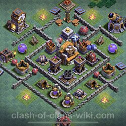 Best Builder Hall Level 5 Anti Everything Base with Link - Copy Design - BH5, #106
