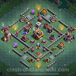 Best Builder Hall Level 5 Anti Everything Base with Link - Copy Design 2024 - BH5, #121