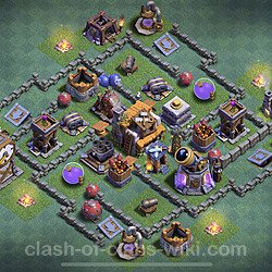 Best Builder Hall Level 5 Anti Everything Base with Link - Copy Design - BH5, #13