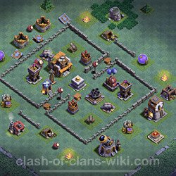 Best Builder Hall Level 5 Anti Everything Base with Link - Copy Design - BH5, #95