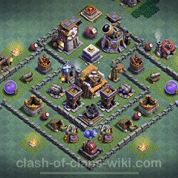 Best Builder Hall Level 5 Anti 2 Stars Base with Link - Copy Design - BH5, #97