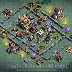 Best Builder Hall Level 5 Base with Link - Clash of Clans - BH5 Copy, #98