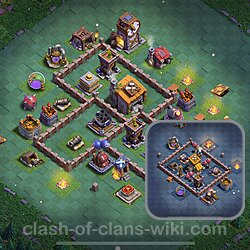 Best Builder Hall Level 6 Anti Everything Base with Link - Copy Design 2024 - BH6, #146