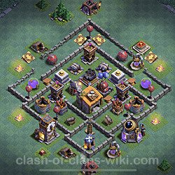 Best Builder Hall Level 6 Anti Everything Base with Link - Copy Design - BH6, #19