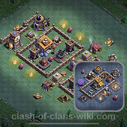 Best Builder Hall Level 6 Base with Link - Clash of Clans 2023 - BH6 Copy, #76