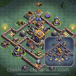 Best Builder Hall Level 7 Anti Everything Base with Link - Copy Design 2023 - BH7, #115