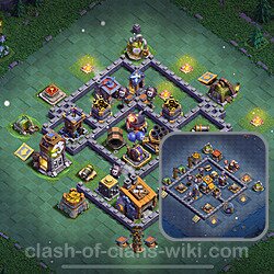 Best Builder Hall Level 8 Anti Everything Base with Link - Copy Design 2024 - BH8, #122