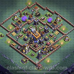 Best Builder Hall Level 8 Base with Link - Clash of Clans - BH8 Copy, #42