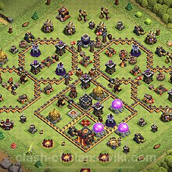 Base plan (layout), Town Hall Level 10 for trophies (defense) (#1040)