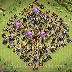 Base plan (layout), Town Hall Level 10 for trophies (defense) (#1043)