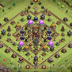 Base plan (layout), Town Hall Level 10 for trophies (defense) (#1044)