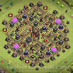 Base plan (layout), Town Hall Level 10 for trophies (defense) (#1102)