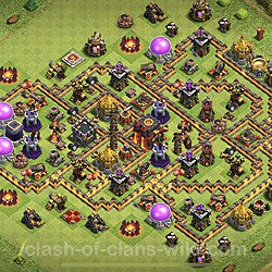 Base plan (layout), Town Hall Level 10 for trophies (defense) (#1139)