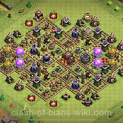 Base plan (layout), Town Hall Level 10 for trophies (defense) (#1140)