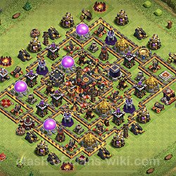 Base plan (layout), Town Hall Level 10 for trophies (defense) (#1191)