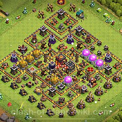 Base plan (layout), Town Hall Level 10 for trophies (defense) (#1382)
