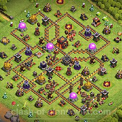 Base plan (layout), Town Hall Level 10 for trophies (defense) (#1417)