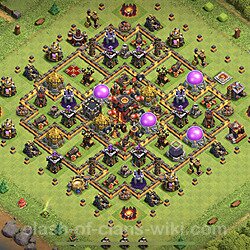 Base plan (layout), Town Hall Level 10 for trophies (defense) (#266)