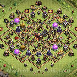 Base plan (layout), Town Hall Level 10 for trophies (defense) (#273)