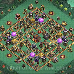 Base plan (layout), Town Hall Level 10 for trophies (defense) (#277)
