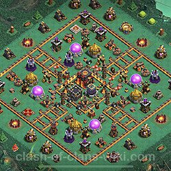 Base plan (layout), Town Hall Level 10 for trophies (defense) (#279)