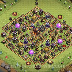 Base plan (layout), Town Hall Level 10 for trophies (defense) (#817)