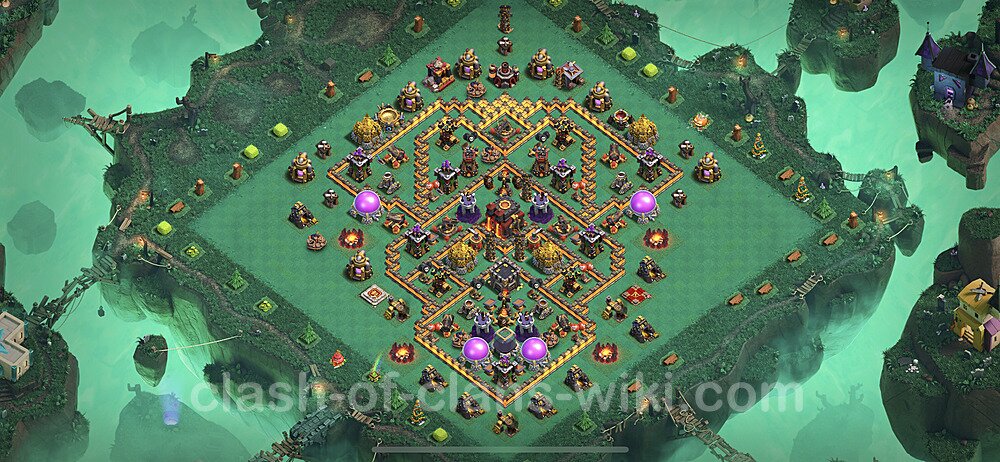 Full Upgrade TH10 Base Plan with Link, Anti Air / Dragon, Copy Town Hall 10 Max Levels Design 2023, #913