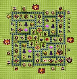 Base plan (layout), Town Hall Level 10 for farming (#1)