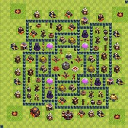 Base plan (layout), Town Hall Level 10 for farming (#48)