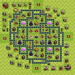 Base plan (layout), Town Hall Level 10 for farming (#49)