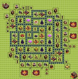 Base plan (layout), Town Hall Level 10 for farming (#5)