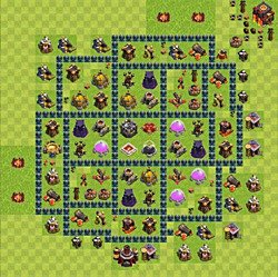 Base plan (layout), Town Hall Level 10 for farming (#54)