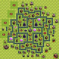 Base plan (layout), Town Hall Level 10 for farming (#63)