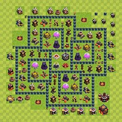 Base plan (layout), Town Hall Level 10 for farming (#65)