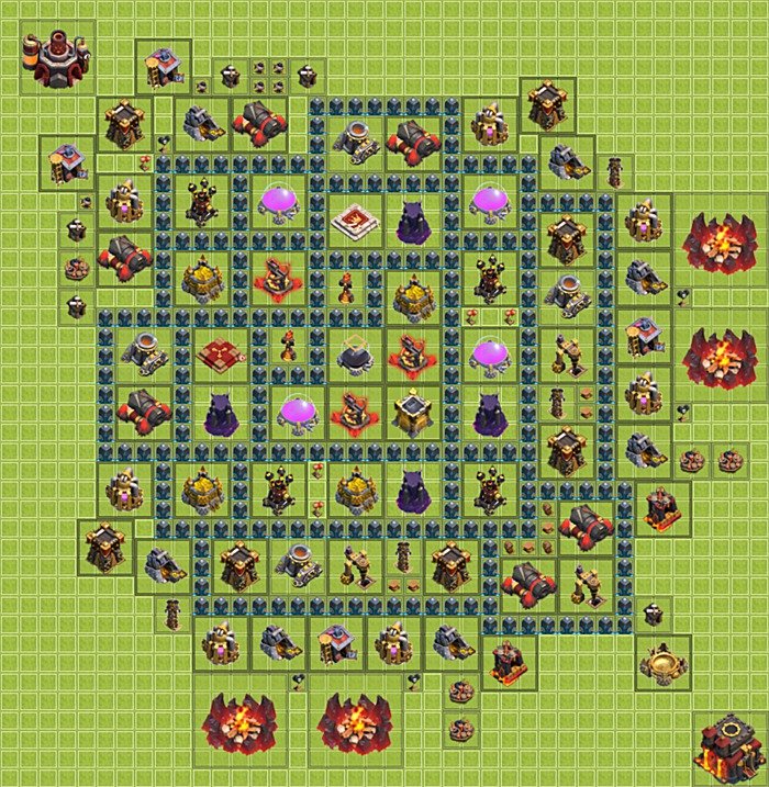 Base plan TH10 (design / layout) for Farming, #5