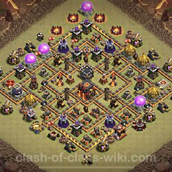 Base plan (layout), Town Hall Level 10 for clan wars (#797)