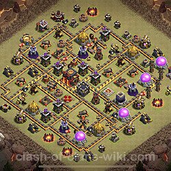 Base plan (layout), Town Hall Level 10 for clan wars (#978)