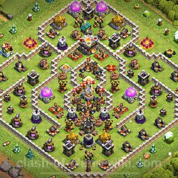 Base plan (layout), Town Hall Level 11 for trophies (defense) (#1256)