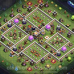 Base plan (layout), Town Hall Level 11 for trophies (defense) (#63)