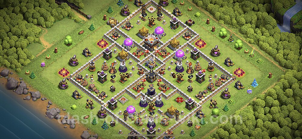 Base plan TH11 Max Levels with Link, Anti 3 Stars for Farming 2023, #1225