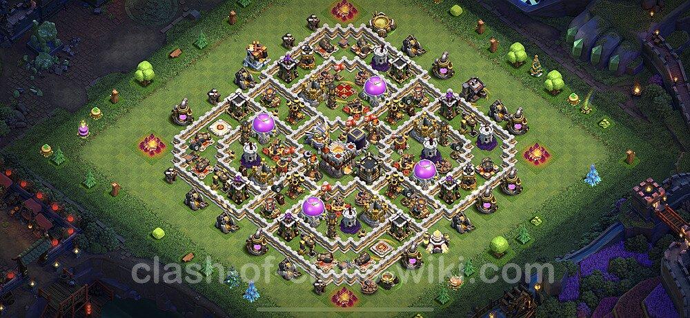 Base plan TH11 (design / layout) with Link, Anti 2 Stars, Hybrid for Farming 2023, #41