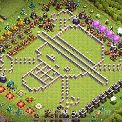 Base plan (layout), Town Hall Level 11 Troll / Funny (#1376)
