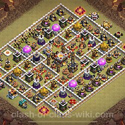 Base plan (layout), Town Hall Level 11 for clan wars (#1710)