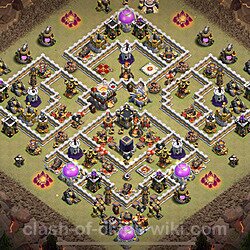 Base plan (layout), Town Hall Level 11 for clan wars (#67)