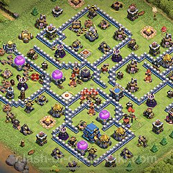 Base plan (layout), Town Hall Level 12 for trophies (defense) (#1401)