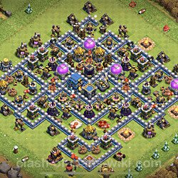 Base plan (layout), Town Hall Level 12 for trophies (defense) (#850)