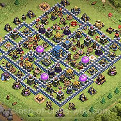 Base plan (layout), Town Hall Level 12 for trophies (defense) (#900)