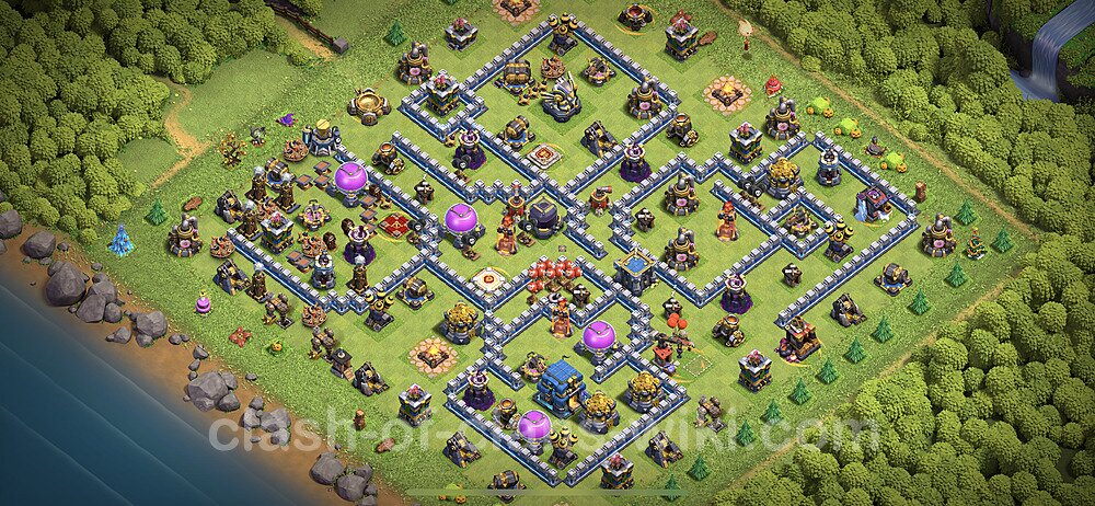 Full Upgrade TH12 Base Plan with Link, Anti 3 Stars, Copy Town Hall 12 Max Levels Design 2024, #1401