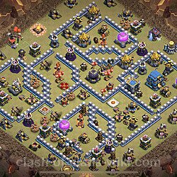 Base plan (layout), Town Hall Level 12 for clan wars (#1244)